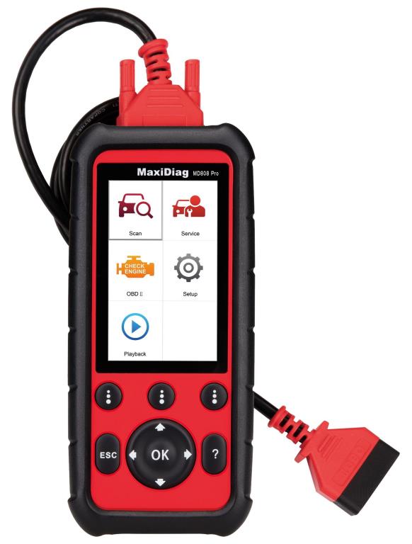 Outil de diagnostic multimarque (Valise diagnostic, obd2) AUTEL MaxiDIAG - ref. MD808 PRO